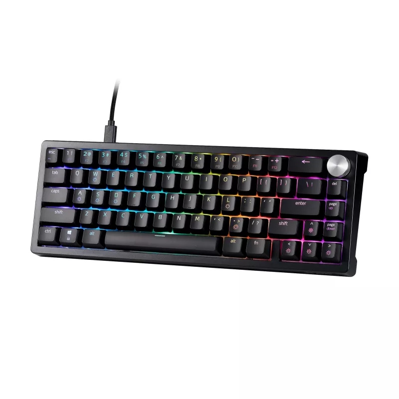 XPG SORCERER MINI GAMING-TASTATUR, Kabelgebunden, USB, Mechanisch, QWERTY, RGB LED, Schwarz