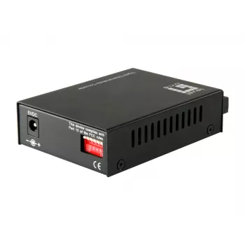 LevelOne RJ45 auf SC Gigabit Medienkonverter, Singlemode-Faser, 20 km
