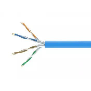 Netzwerkkabel EQUIP 404544 — Cat6a U/FTP (STP), 305 m, blau