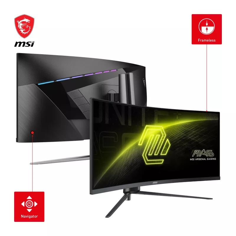 MSI MAG 345CQRDE Computer-Monitor 86,4 cm (34 Zoll) 3440 x 1440 Pixel UltraWide Dual Quad HD Schwarz