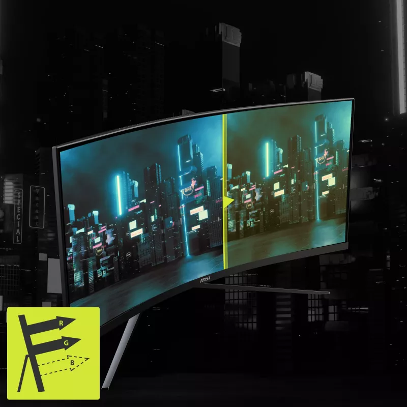 MSI MAG 345CQRDE Computer-Monitor 86,4 cm (34 Zoll) 3440 x 1440 Pixel UltraWide Dual Quad HD Schwarz