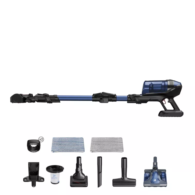 Rowenta RH98C0 2-in-1 Akku-Staubsauger Trocken & Nass beutellos 0,9 L 320 W Blau, Grau