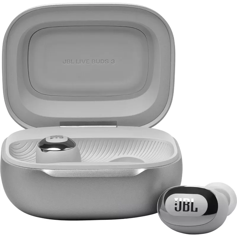 JBL Live Buds 3 Headset Kabellos In-Ear Anrufe/Musik/Sport/Alltag Bluetooth Silber
