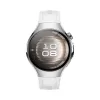 Smartwatch HUAWEI WATCH 5 — rundes 42 mm Edelstahlgehäuse, 1,38 Zoll AMOLED, GPS, Bluetooth, 540 mAh Akku, beiges Gehäuse mit weißem Armband