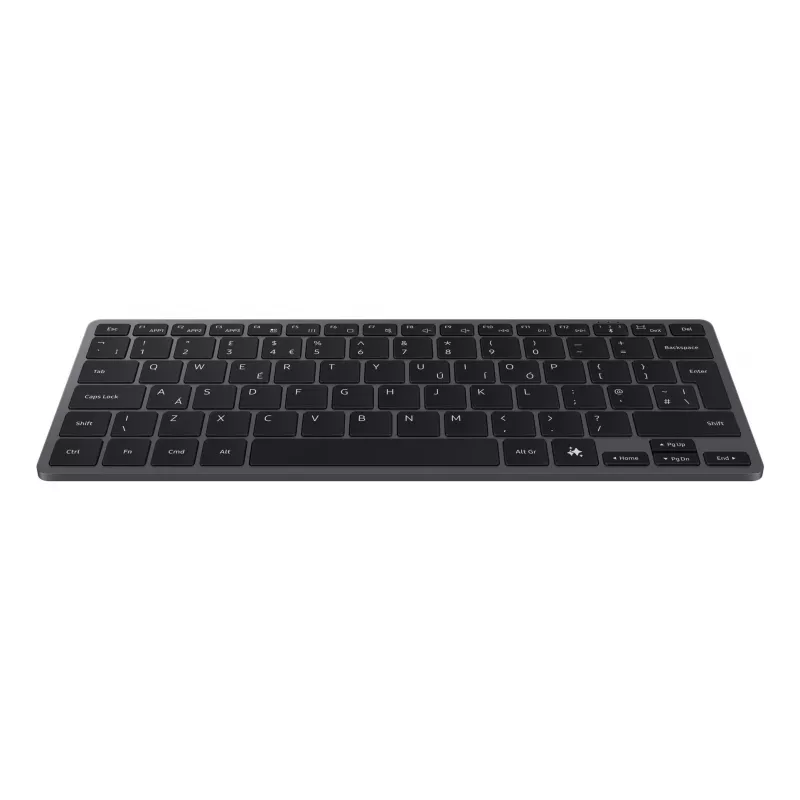Kabellose Bluetooth-Tastatur Samsung EJ-B7800BBEGDE dunkelgrau — universelle Smart-Tastatur