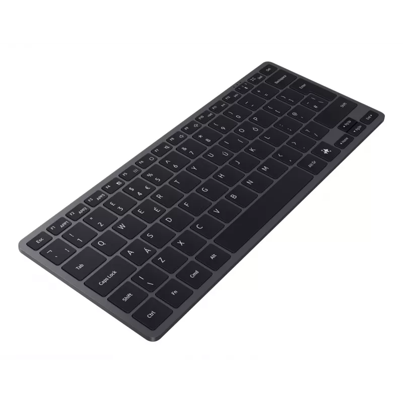 Kabellose Bluetooth-Tastatur Samsung EJ-B7800BBEGDE dunkelgrau — universelle Smart-Tastatur