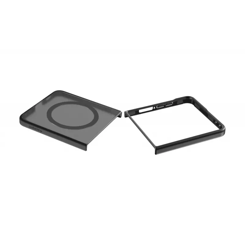 Flip Hülle Samsung Galaxy Z Flip7 — Samsung Spigen Capella Pro, Transparent, PC+TPU, für 6,9 Zoll Bildschirm