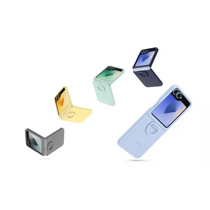 Handy-Hülle Samsung EF-PF741TBEGWW für Telefone bis 17,4 cm (6,85 Zoll) — Schwarz