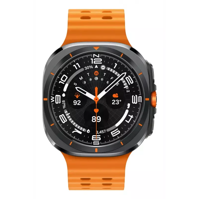 Samsung Galaxy Watch Ultra 3,81 cm (1,5 Zoll) AMOLED 47 mm Digital 480 x 480 Pixel Touchscreen 4G Grau Wi-Fi GPS (Satellit)