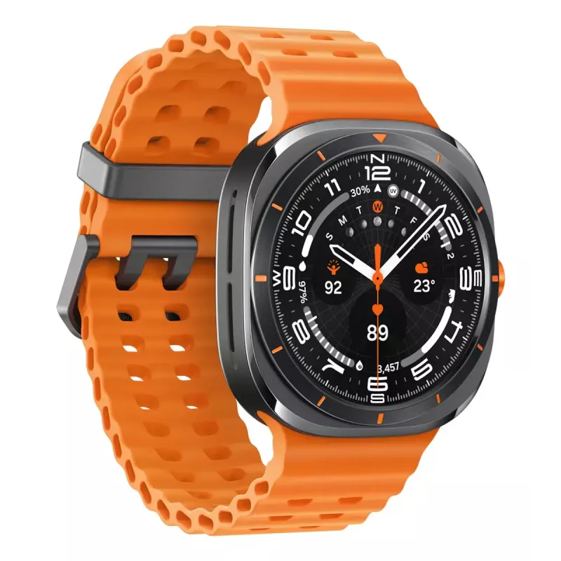 Samsung Galaxy Watch Ultra 3,81 cm (1,5 Zoll) AMOLED 47 mm Digital 480 x 480 Pixel Touchscreen 4G Grau Wi-Fi GPS (Satellit)