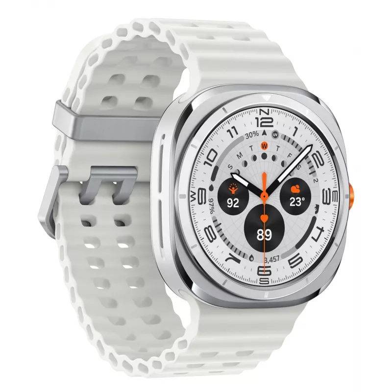 Samsung Galaxy Watch Ultra 3,81 cm (1,5 Zoll) AMOLED 47 mm Digital 480 x 480 Pixel Touchscreen 4G Weiß Wi-Fi GPS (Satellit)
