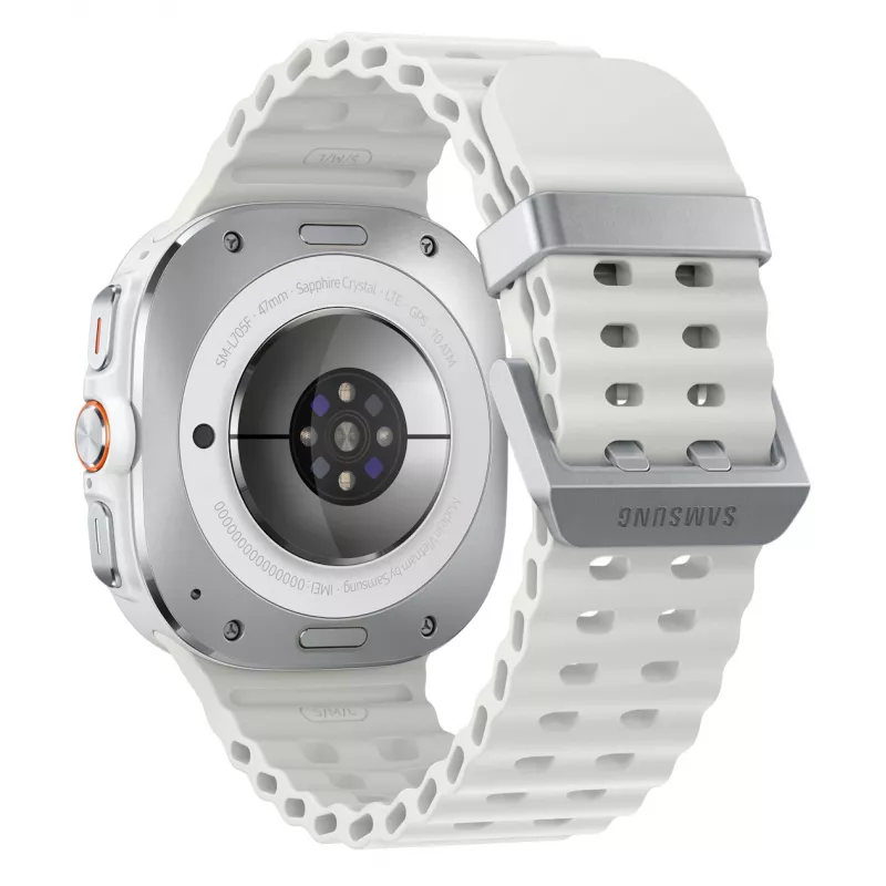 Samsung Galaxy Watch Ultra 3,81 cm (1,5 Zoll) AMOLED 47 mm Digital 480 x 480 Pixel Touchscreen 4G Weiß Wi-Fi GPS (Satellit)