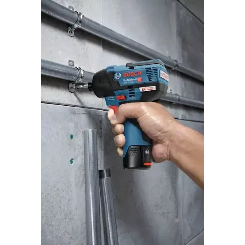 Bosch 0 601 9E0 005 Schlagschrauber 1/4 Zoll 3100 RPM 110 N⋅m Schwarz, Blau 12 V