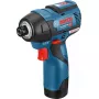 Bosch 0 601 9E0 005 Schlagschrauber 1/4 Zoll 3100 RPM 110 N⋅m Schwarz, Blau 12 V