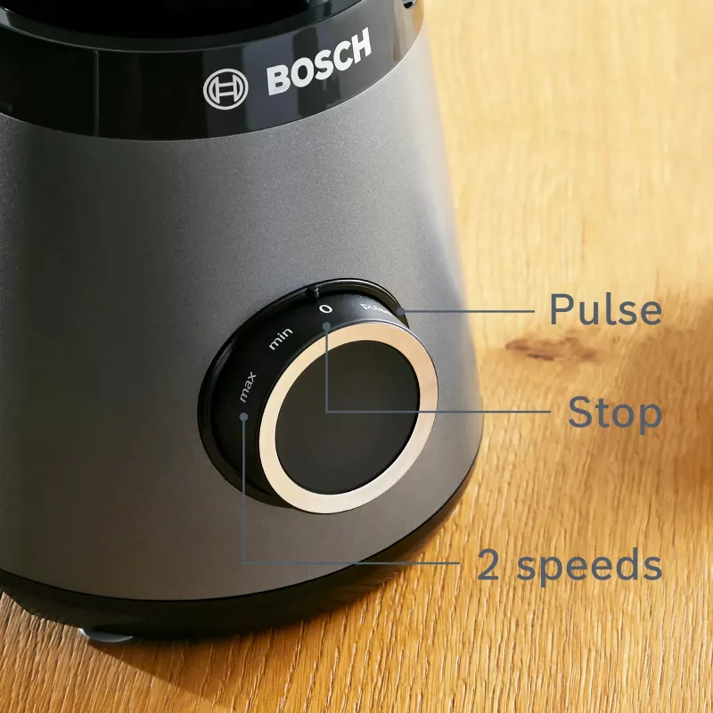 Bosch Serie 4 MMB6177S Standmixer 1,5 L Tischmixer 1200 W Schwarz, Silber