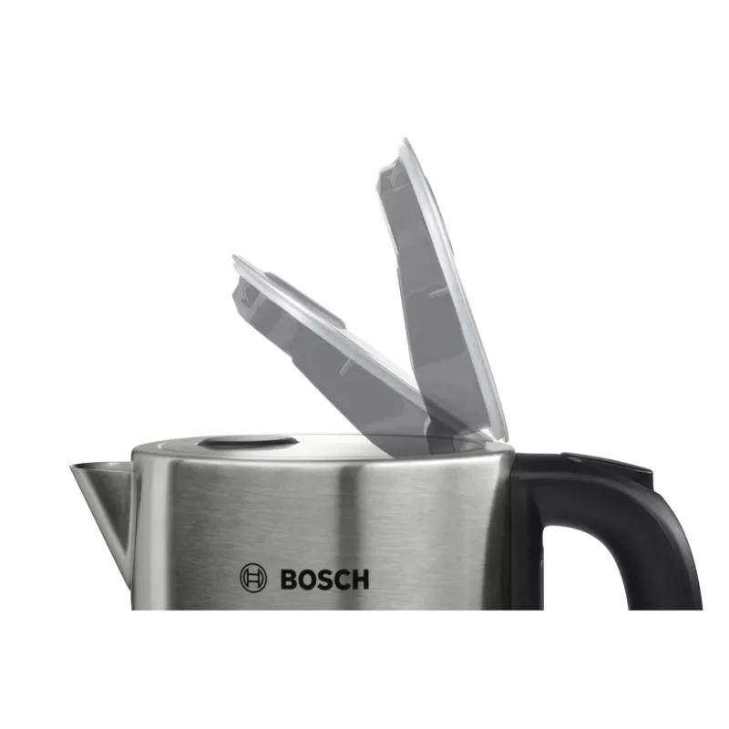 Bosch TWK7S05 Wasserkocher 1,7 L 2200 W Schwarz, Grau