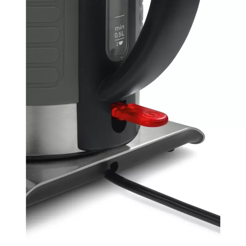 Bosch TWK7S05 Wasserkocher 1,7 L 2200 W Schwarz, Grau