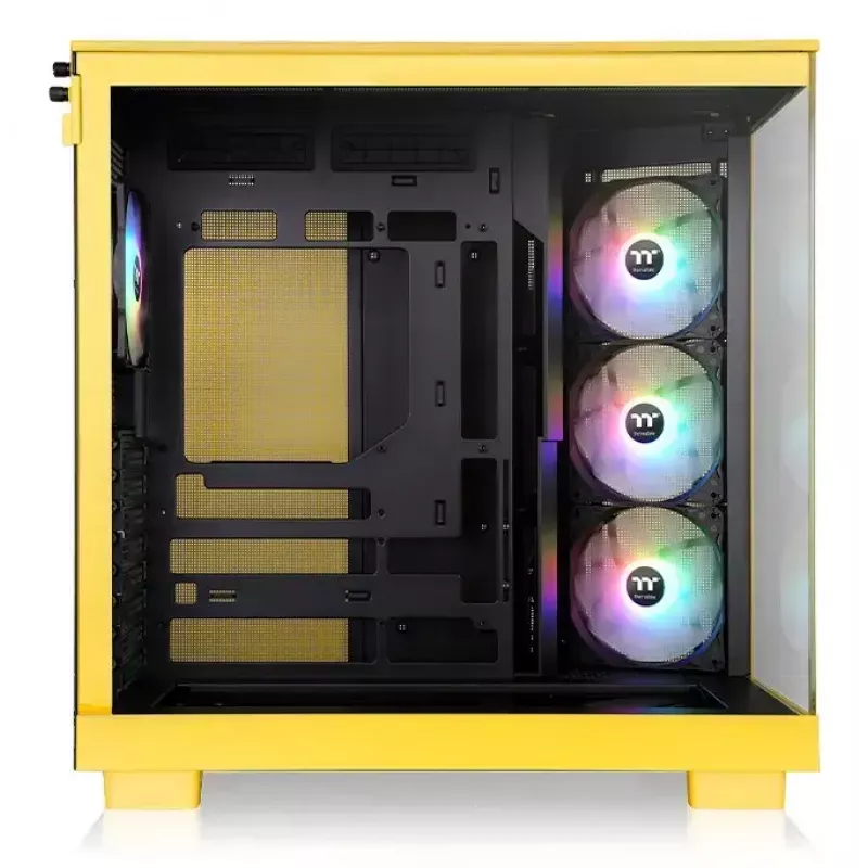 PC-Gehäuse Thermaltake View 380 XL TG ARGB Midi Tower Gelb