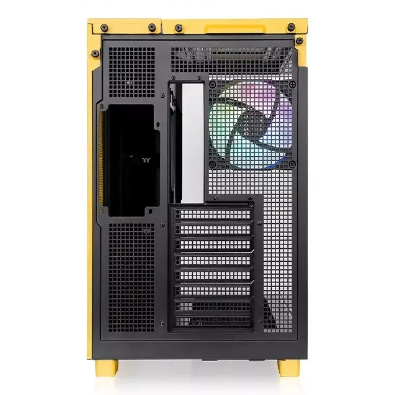 PC-Gehäuse Thermaltake View 380 XL TG ARGB Midi Tower Gelb
