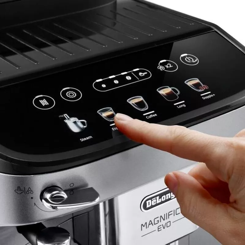 Kombi-Espressomaschine De’Longhi Magnifica ECAM290.31.SB — 1,8 L Wassertank, 250 g Bohnenbehälter, 15 bar, 2 Tassen