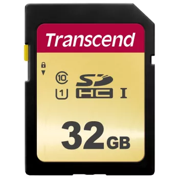 Flash-Speicher Transcend 64GB SDXC UHS-I 500S