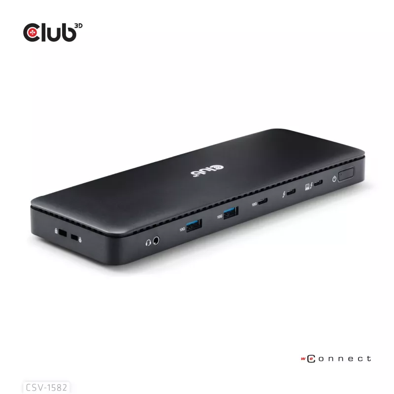CLUB3D Thunderbolt™ 4 Certified 12-in-1 Dockingstation