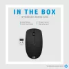 HP Wireless Mouse X200, beidhändig, optisch, RF-Funk, 1600 DPI, Schwarz