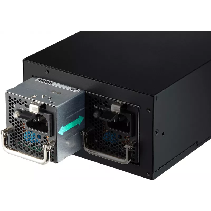 FSP Twins PRO 900W Netzteil PS2 ATX Redundant ATX Schwarz, 900 W, 100 - 240 V, 50 - 60 Hz, 6 - 10 A, Aktiv, 130 W