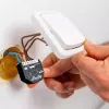 Intelligenter Schalter Shelly WAVE 2PM Schwarz (Shelly) — kabellos Z-Wave, 16 A, 110–240 V, 868,4 MHz