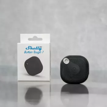 Intelligenter Taster Shelly BLU Button Tough 1 Schwarz Kunststoff 3V CR2032