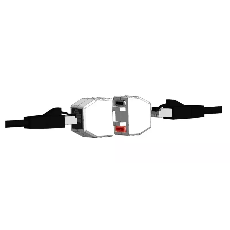 ALLNET ALL-RJ45-MAGNET Schnittstellenkarten/-adapter RJ-45 Weiß 90W