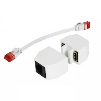 ALLNET ALL-RJ45-MAGNET Schnittstellenkarten/-adapter RJ-45 Weiß 90W