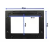 Blende für ALLNET Tablet ALLTCOVER10WWV1 — weiße Blende, 309 × 228 mm
