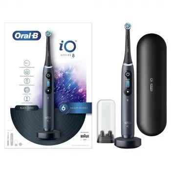 Oral-B iO elektrische Zahnbürste Erwachsene rotierende Zahnbürste Schwarz