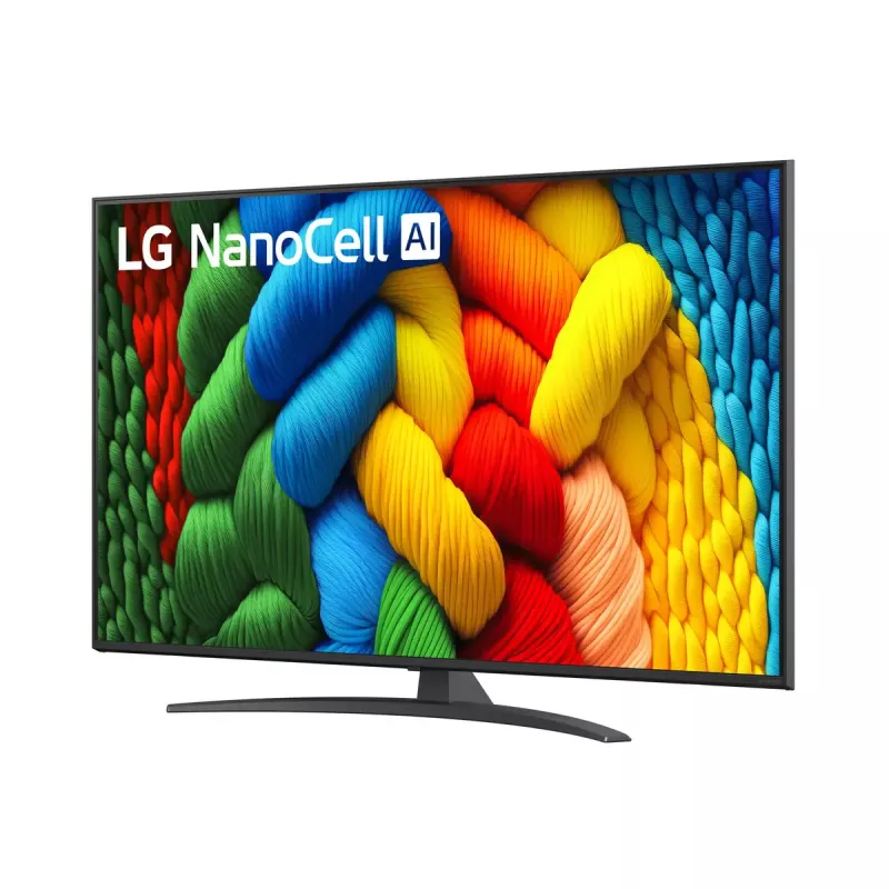 LG NanoCell AI 55NANO81A6A 139,7 cm (55 Zoll) 4K Ultra HD Smart TV Wi-Fi Schwarz