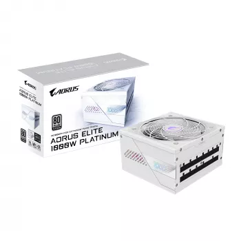 Netzteil GIGABYTE AORUS ELITE P1000W ATX 3.1 1000W 80 PLUS Platinum Vollmodular Weiß, 6x (6+2) PCIe, 8 SATA