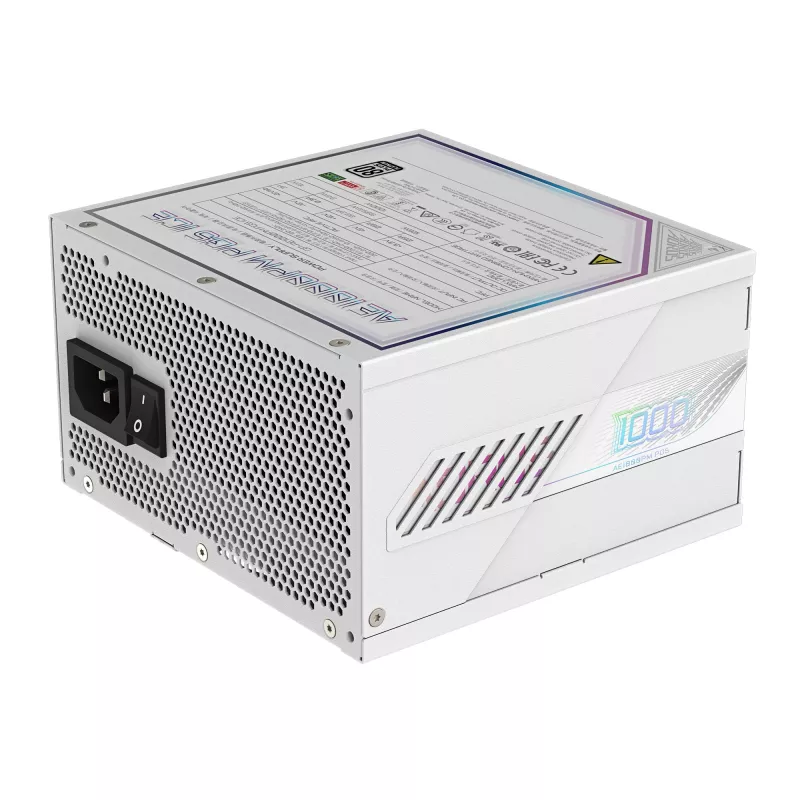 Netzteil GIGABYTE AORUS ELITE P1000W ATX 3.1 1000W 80 PLUS Platinum Vollmodular Weiß, 6x (6+2) PCIe, 8 SATA