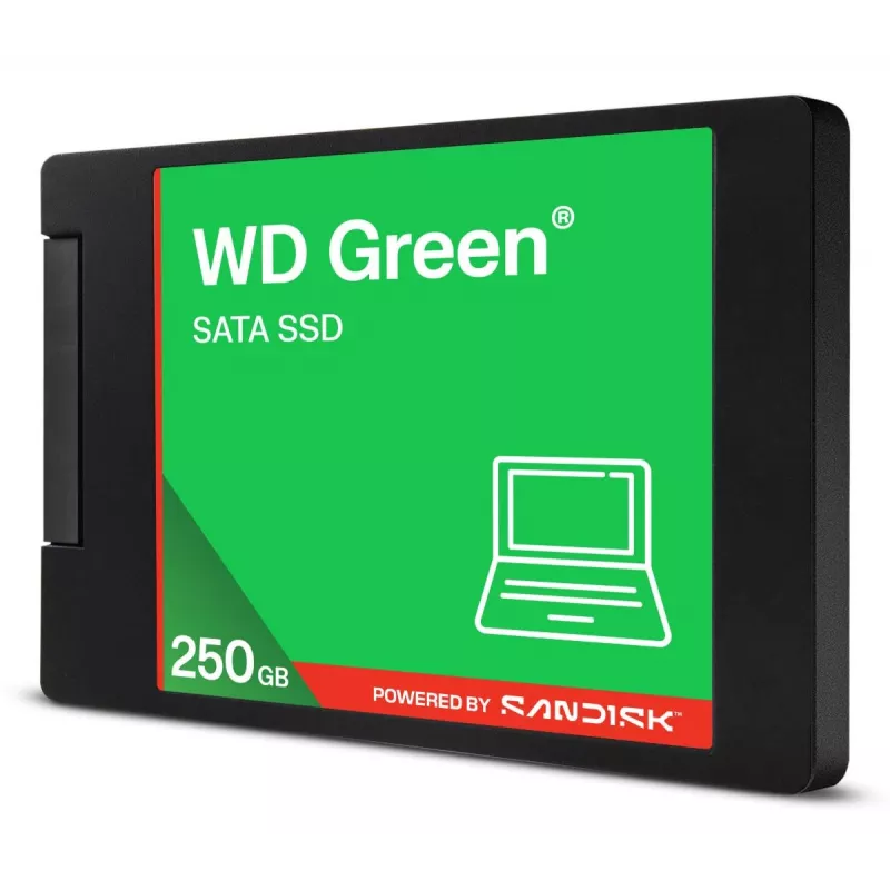 WESTERN DIGITAL SSD - WD Grün - 250 GB - SATA 6Gb/s - 2,5 Zoll/7 mm Gehäuse
