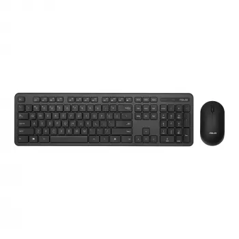 ASUS CW100 Tastatur Maus mitgeliefert Universal RF kabellos + USB Schwarz
