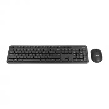 ASUS CW100 Tastatur Maus mitgeliefert Universal RF kabellos + USB Schwarz