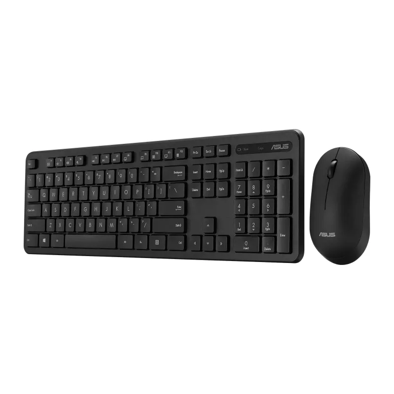 ASUS CW100 Tastatur Maus mitgeliefert Universal RF kabellos + USB Schwarz