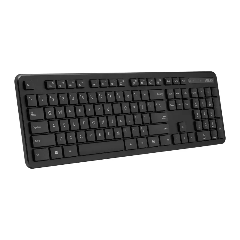 ASUS CW100 Tastatur Maus mitgeliefert Universal RF kabellos + USB Schwarz