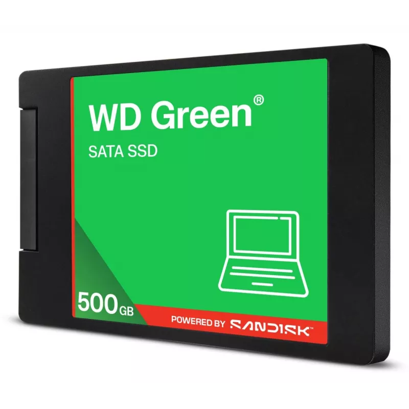 WESTERN DIGITAL SSD - WD Grün - 500GB - SATA 6Gb/s - 2,5 Zoll/7 mm Gehäuse