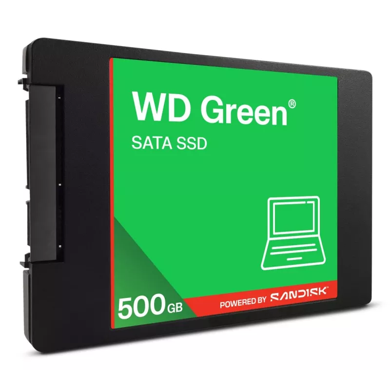 WESTERN DIGITAL SSD - WD Grün - 500GB - SATA 6Gb/s - 2,5 Zoll/7 mm Gehäuse