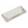 ASUS Marshmallow KW100 Tastatur Kabellos Bluetooth QWERTZ Beige Grau Weiß