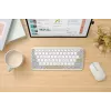 ASUS Marshmallow KW100 Tastatur Kabellos Bluetooth QWERTZ Beige Grau Weiß
