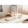 ASUS Marshmallow KW100 Tastatur Kabellos Bluetooth QWERTZ Beige Grau Weiß
