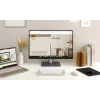 ASUS Marshmallow KW100 Tastatur Kabellos Bluetooth QWERTZ Beige Grau Weiß