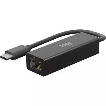 USB-C zu Ethernet Adapter Logitech Logi 1000 Mbit/s Graphite