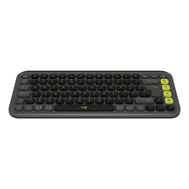 Logitech POP Icon Keys Tastatur Universal Bluetooth QWERTY US International Graphite Grün